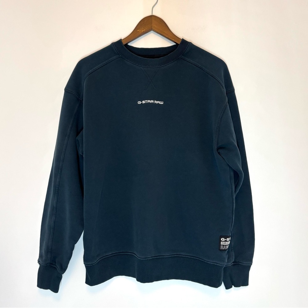 G-Star Raw Men's Dark Blue Crewneck Sweater